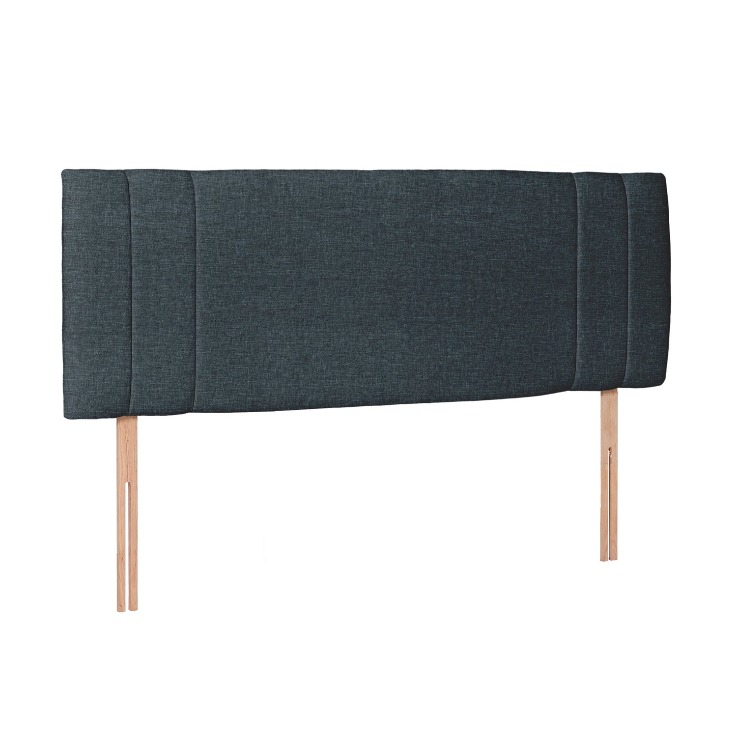 Airsprung Beds Blyth Panelled Headboard-Denim-Better Bed Comapny