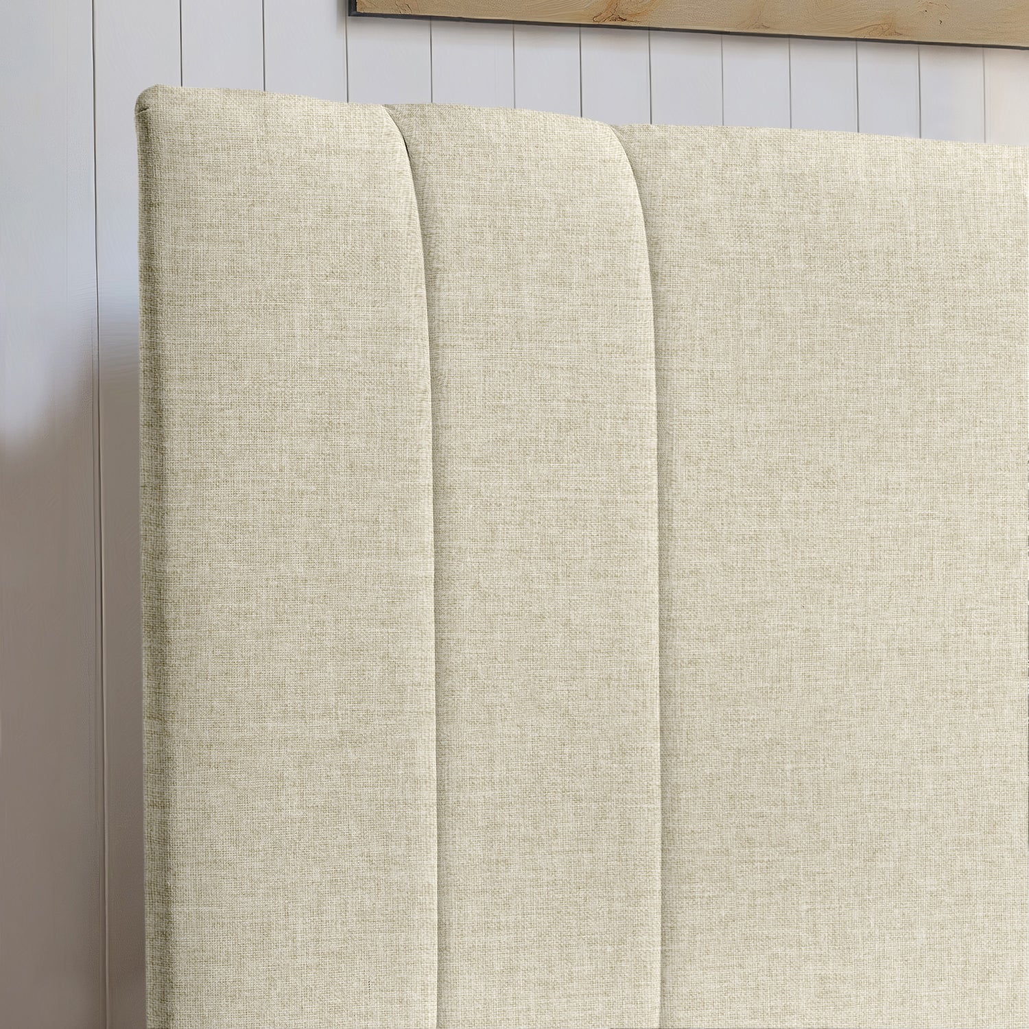 Airsprung Beds Blyth Panelled Headboard-Silk-Better Bed Comapny