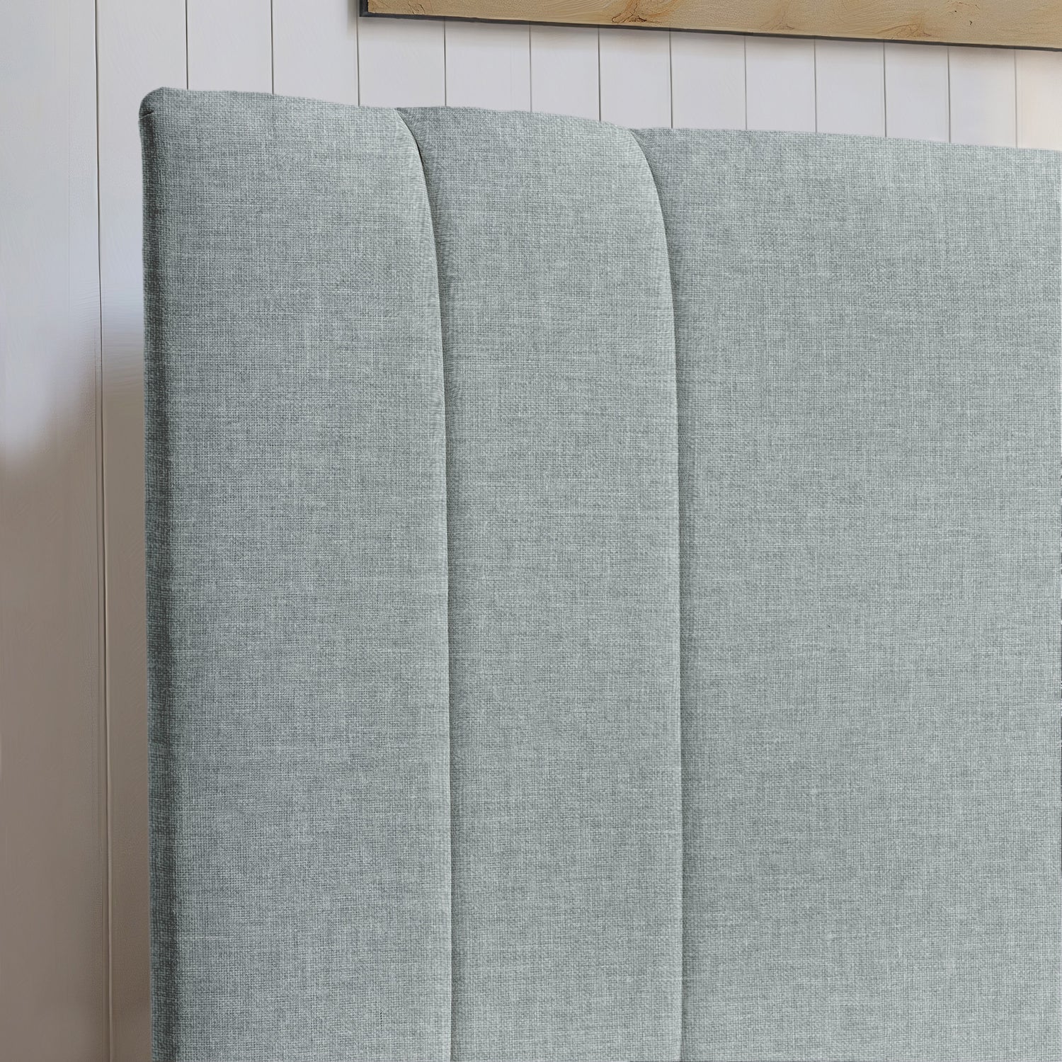 Airsprung Beds Blyth Panelled Headboard-Silver-Better Bed Comapny