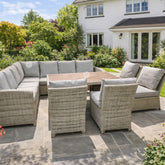 Signature Weave Northwood Rectangular Corner With 3 Dining Chairs-Better Bed Comppany