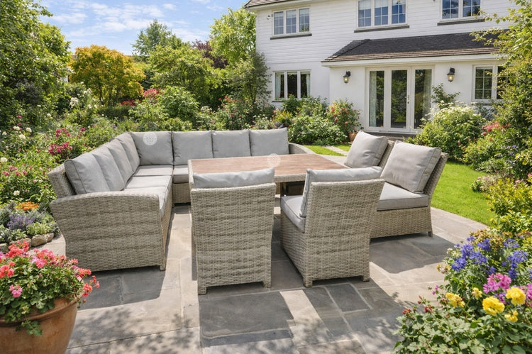 Signature Weave Northwood Rectangular Corner With 3 Dining Chairs-Better Bed Comppany