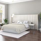 Aspire Grandeur Velvet Ottoman Bed-Plush_Velvet_Cream-Better Bed Company