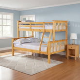 Heartlands Furniture Prime Triple Sleeper bunk bed Pine-Better Bed Company