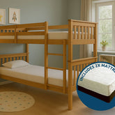 New Kids Porto Bunk Bed And 2 Mattresses Bundle-Better Bed Company
