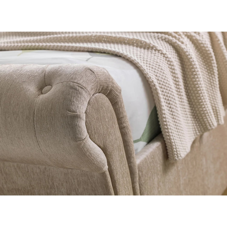Julian Bowen Ravello Storage Bed Frame Footboard Close Up-Better Bed Company