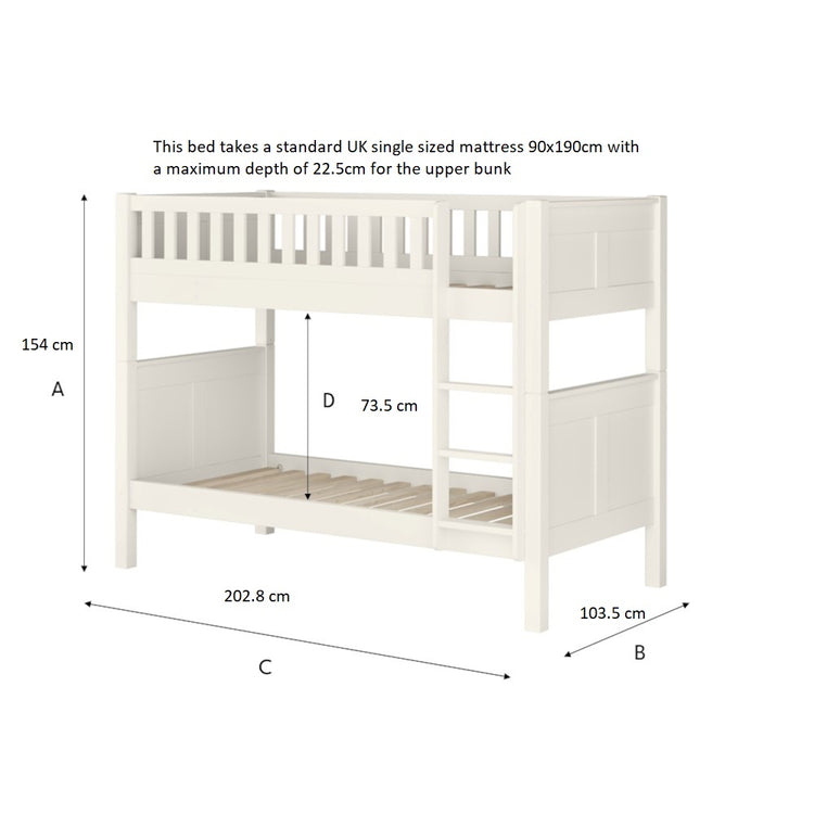 Kids Street Arven Bunk Bed-Dimensions-Better Bed Company