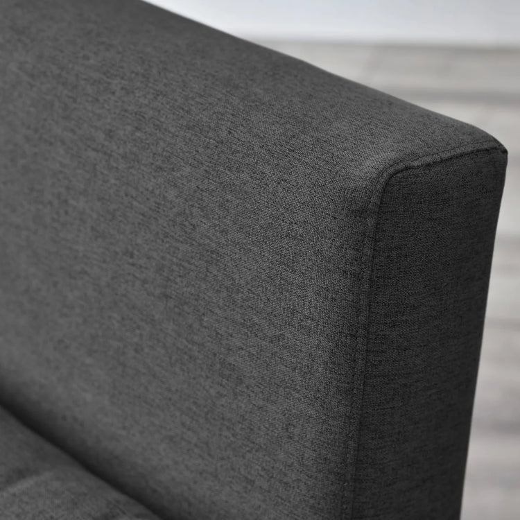 Julian Bowen Rowan Single Sofabed Detail Dark Grey-Better Bed Company
