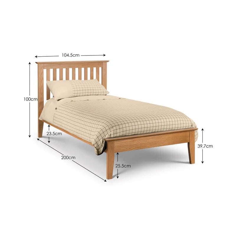 JULIAN BOWEN SALERNO SHAKER BED FRAME Single Dimensions-Better Bed Company