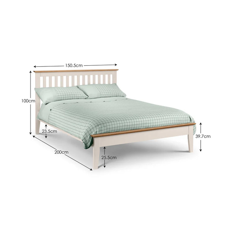 JULIAN BOWEN SALERNO SHAKER BED FRAME King Size Dimensions-Better Bed Company