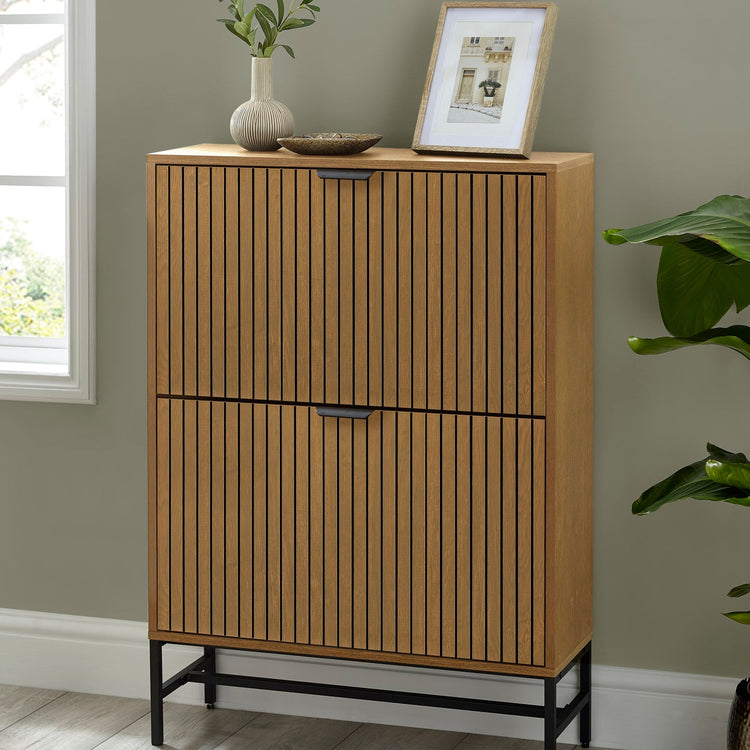 Julian Bowen Sia Shoe Cabinet-Better Bed Company