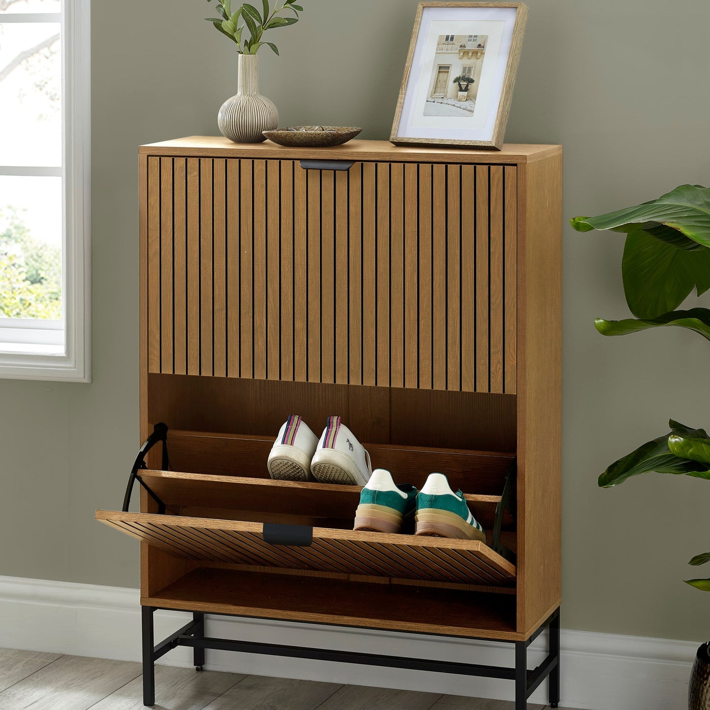 Julian Bowen Sia Shoe Cabinet-Better Bed Company