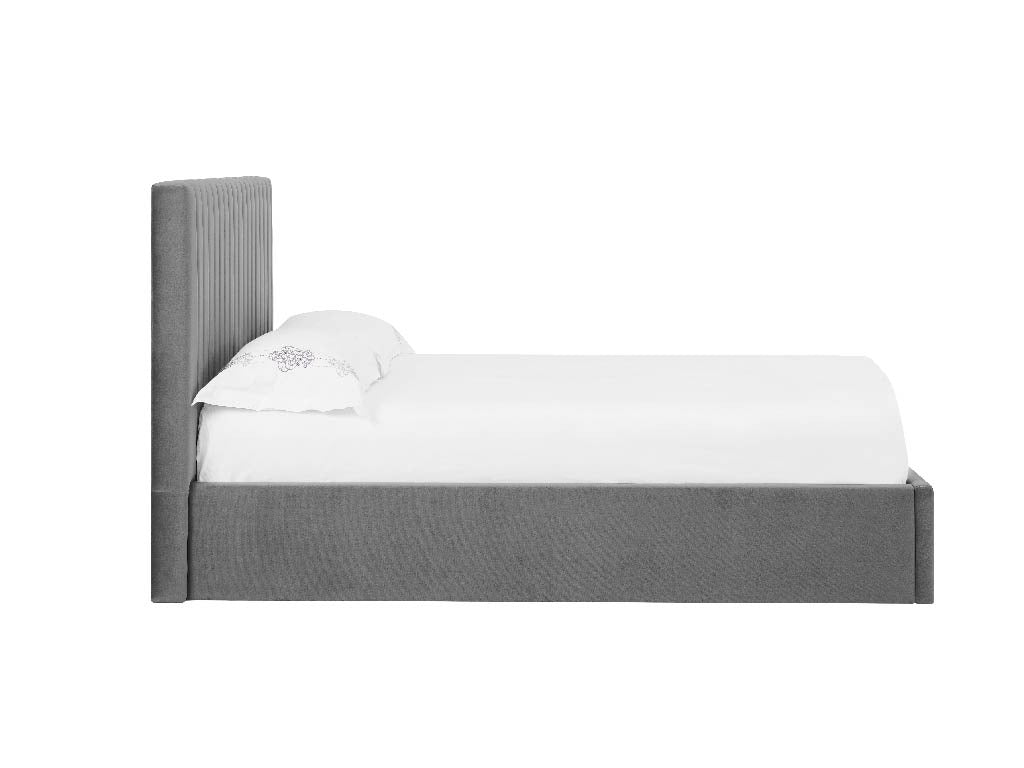 Wholesale Beds Fabric Ottoman Smoked Grey Side - Better Bed Company