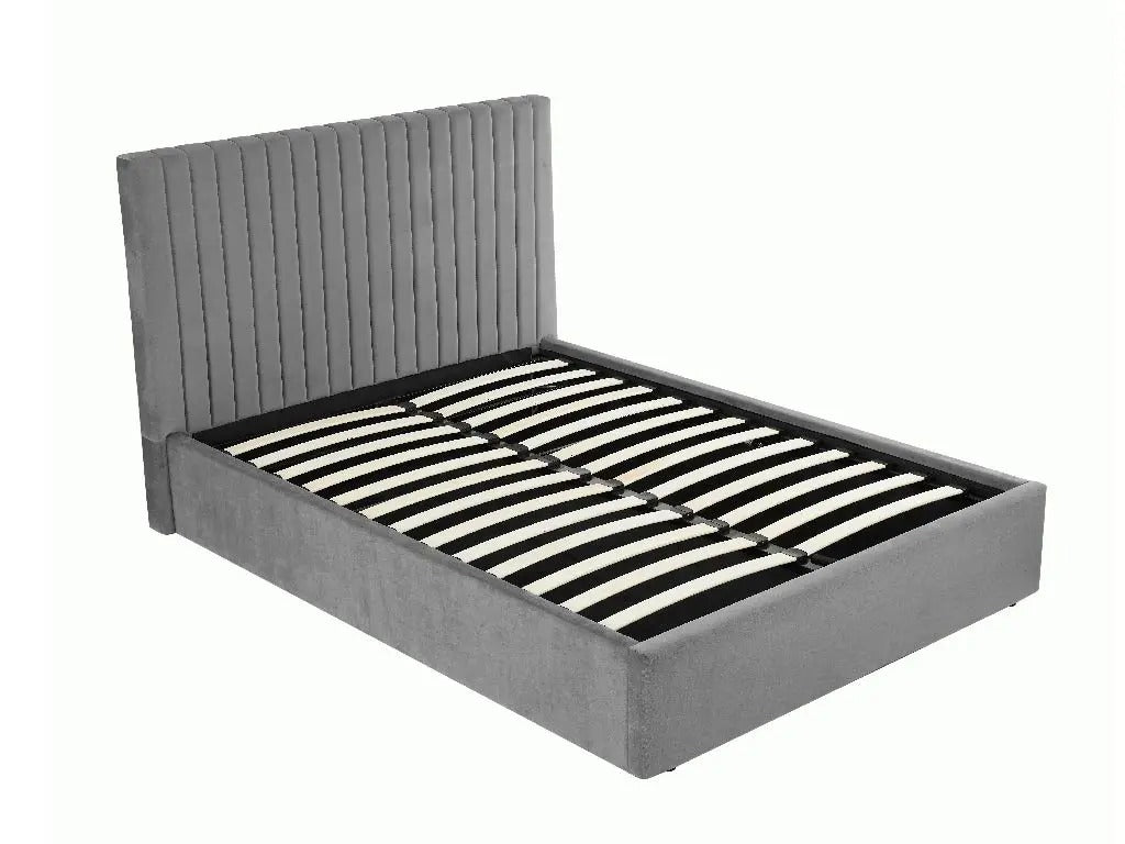 Wholesale Beds Fabric Ottoman Smoked Grey - Better Bed Company