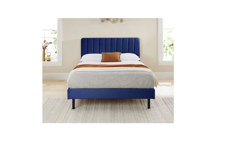 Aspire Rosella Velvet Upholstered Bed Frame-Better Bed Company