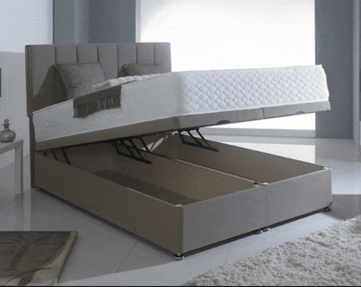 Dorlux Front Opening Ottoman Bed Open-Better Bed Company