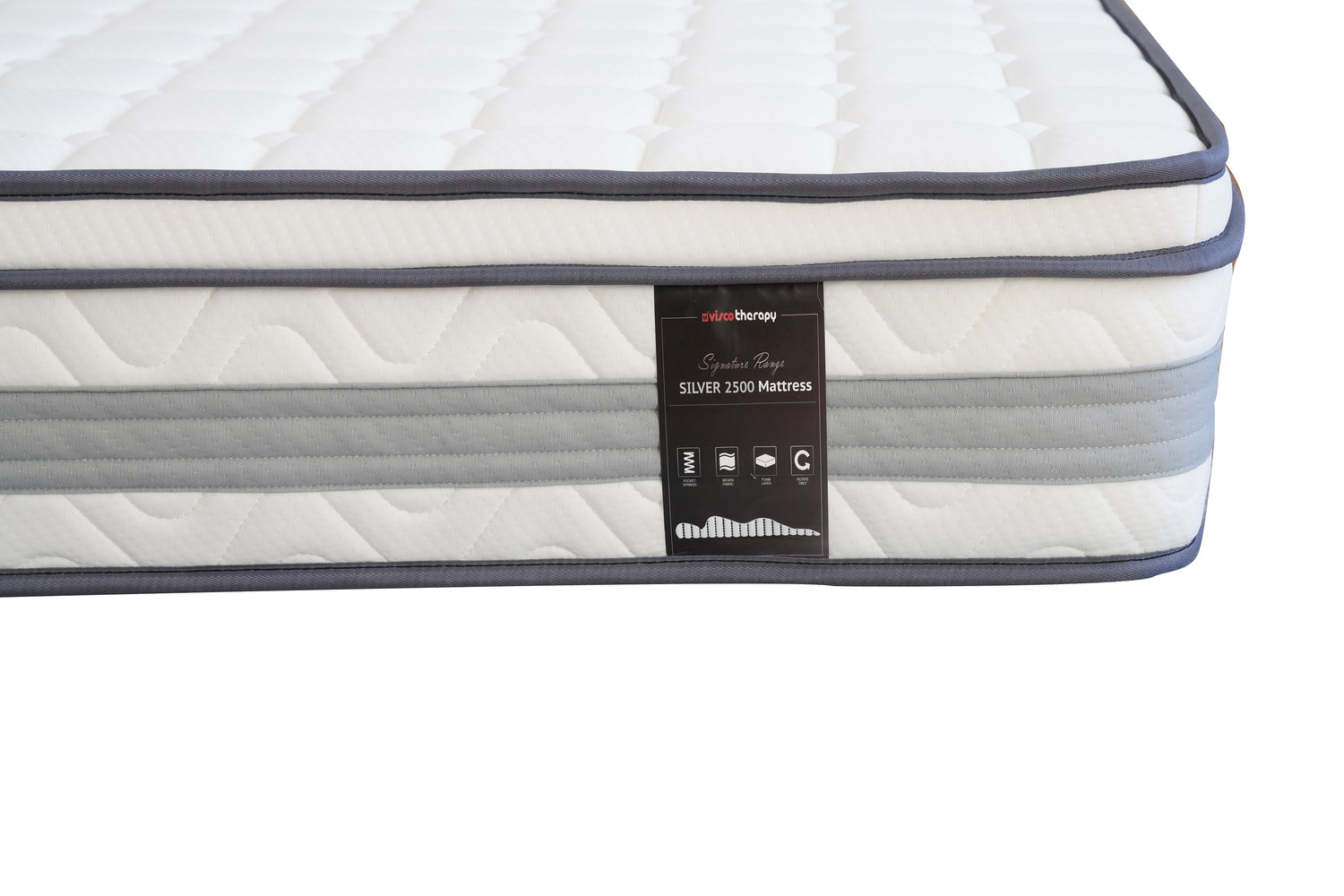 Visco Therapy Silver 2500 Mattress From Side-Better Bed Company