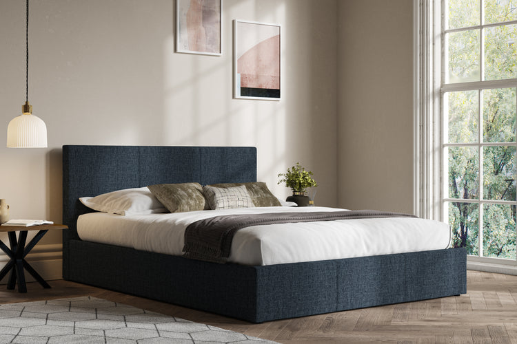 Emporia Beds Stirling Ottoman Bed Blue-Better Bed Company