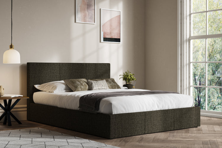 Emporia Beds Stirling Ottoman Bed Charcoal-Better Bed Company