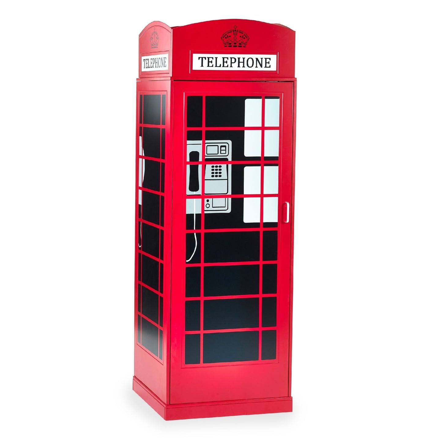 Julian Bowen Telephone Box Wardrobe-Better Bed Company