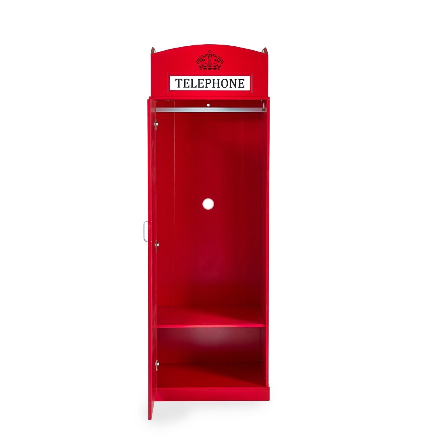 Julian Bowen Telephone Box Wardrobe-Better Bed Company