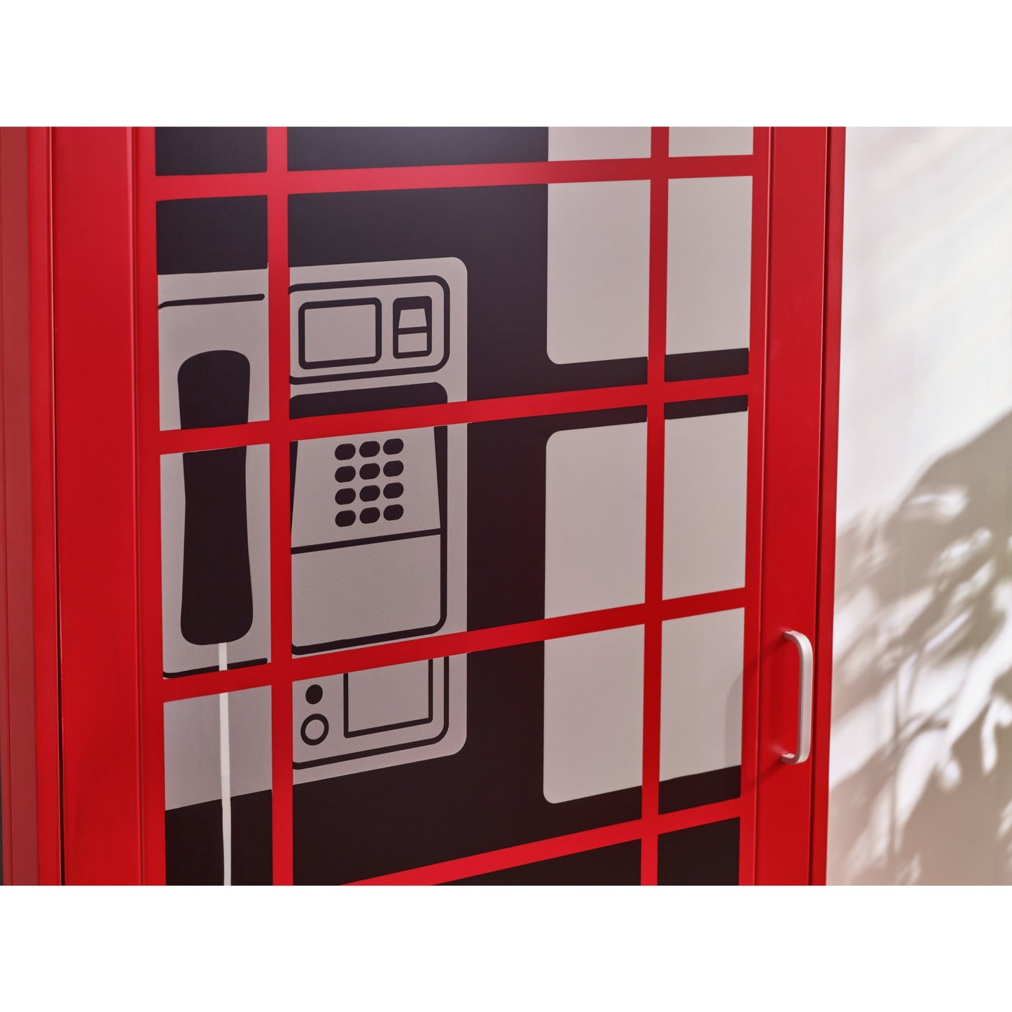 Julian Bowen Telephone Box Wardrobe-Better Bed Company