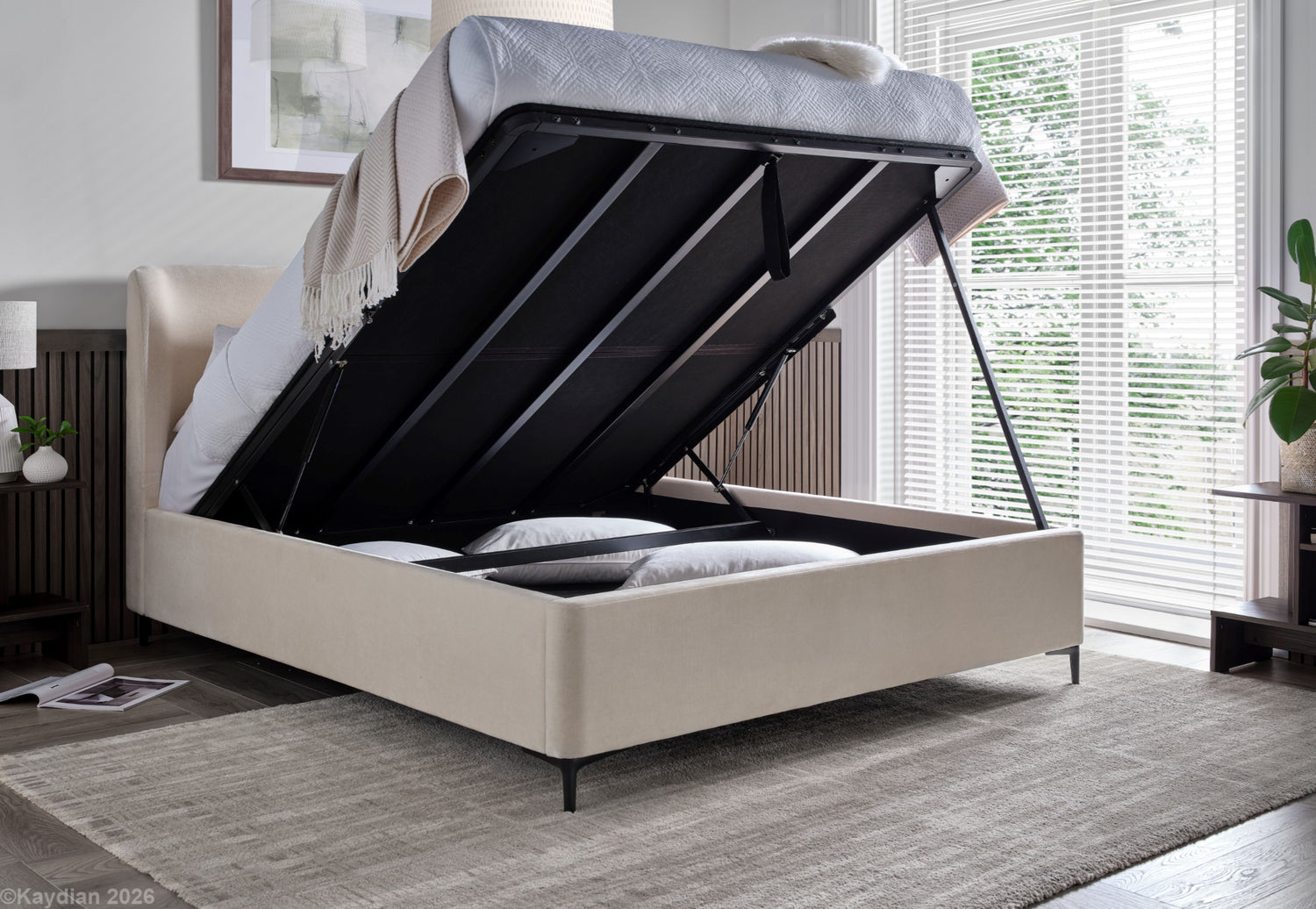 Kaydian Tynedale Ottoman Bed-Better Bed Company