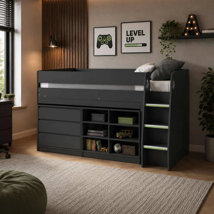 Julian Bowen Vespa Midsleeper Anthracite-Better Bed Company