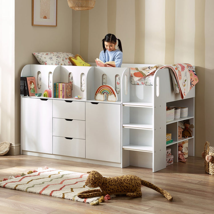 Julian Bowen Vision Mid Sleeper Bed-Better Bed Company