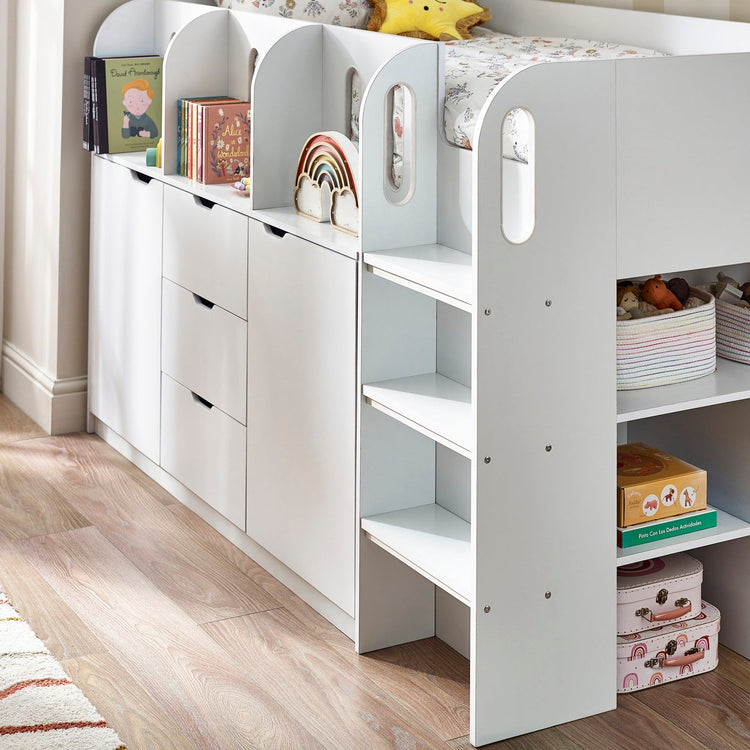 Julian Bowen Vision Mid Sleeper Bed-Better Bed Company