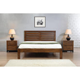Heartlands Furniture Vulcan Bed Rustic Oak-Single Bed-Better Bed Company