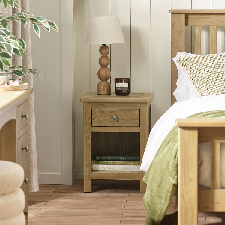 Julian Bowen Windsor 1 Drawer Bedside-Better Bed Company