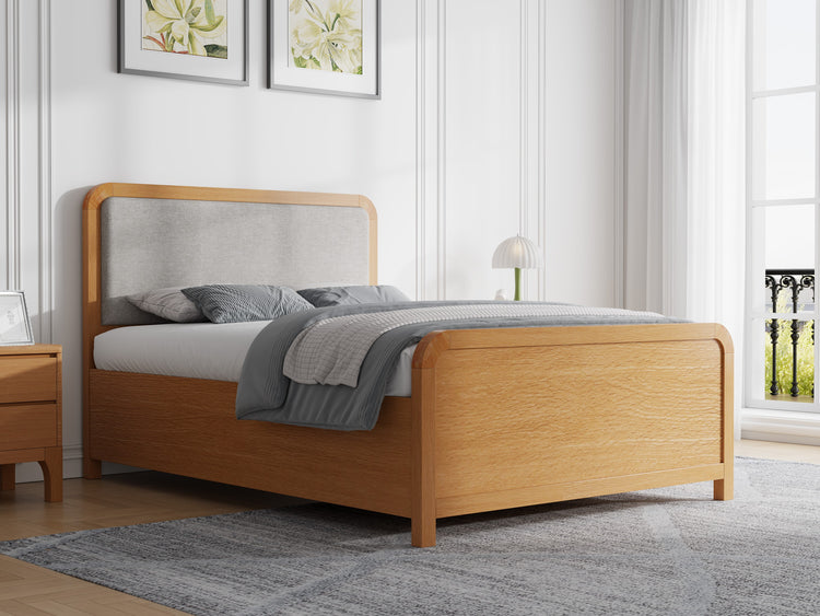 Kaydian Weardale Greige Wooden Ottoman Bed-Better Bed Company
