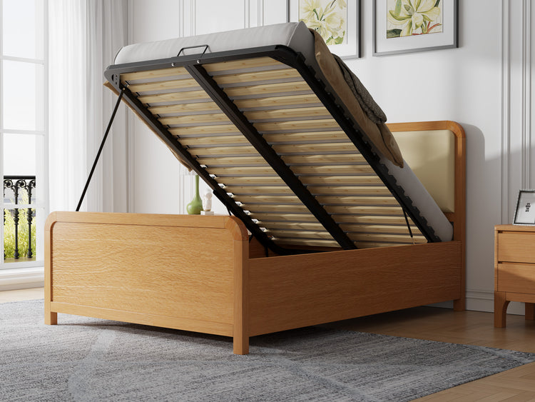 Kaydian Weardale Vanilla Wooden Ottoman Bed-Better Bed Company