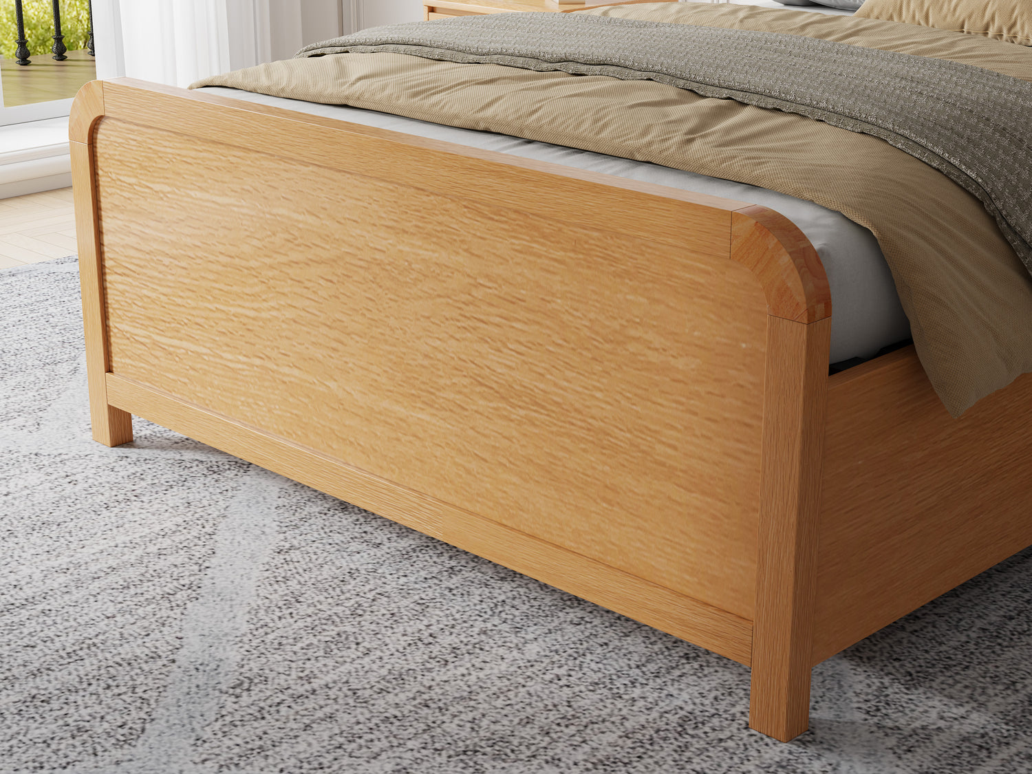 Kaydian Weardale Vanilla Wooden Ottoman Bed-Better Bed Company