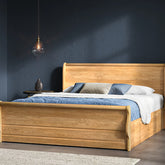 Buckinghamshire Solid Oak Ottoman Bed-Better Bed Company
