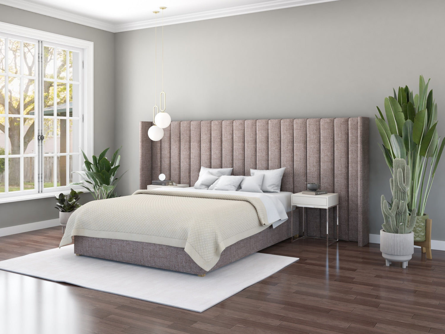 Aspire Grandeur Fabric Ottoman Bed-Yorkshire Knit-Mineral-Better Bed Company