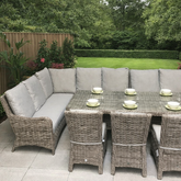 Signature Weave Alexandra Large Corner Dining Set-Better Bed Company