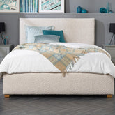 Better Peterborough Bouclé Ottoman Bed Cream-Better Bed Company