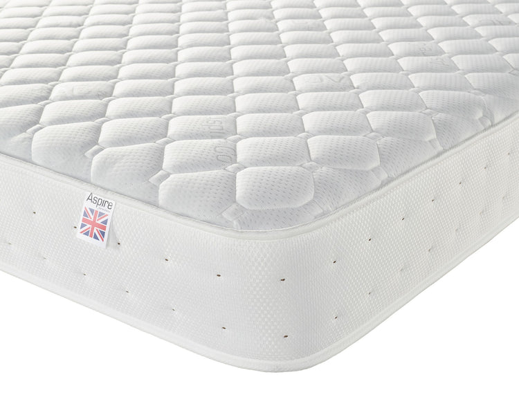 Aspire Quad Layer Pro Hybrid Rolled Mattress Corner-Better Bed Company