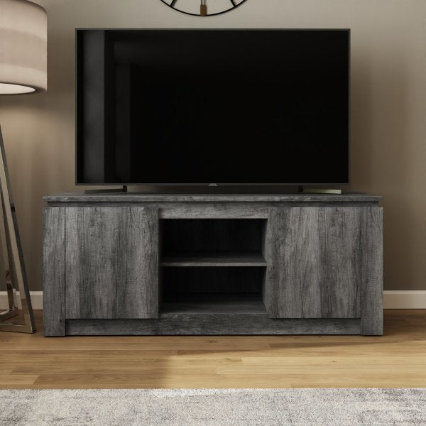 GFW Canyon Oak TV Unit Charcoal-Better Bed Company