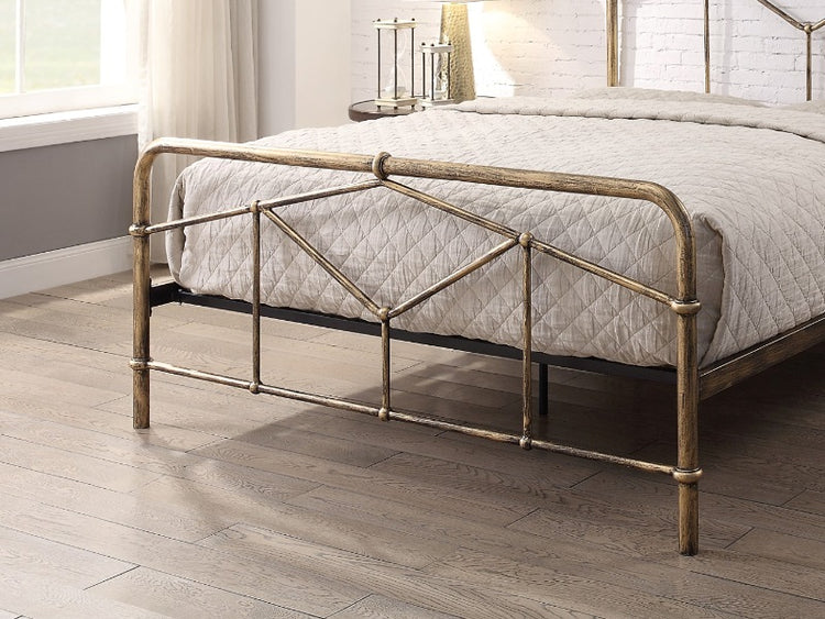 Flintshire Furniture Axton Metal Bed Frame Footboard-Better Bed Company