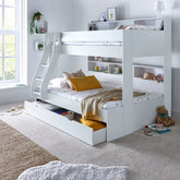 Bedmaster Oliver Triple Sleeper Bunk Bed White-Better Bed Company
