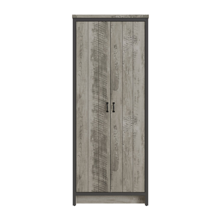 GFW Boston 2 Door Wardrobe From Front-Better Bed Company