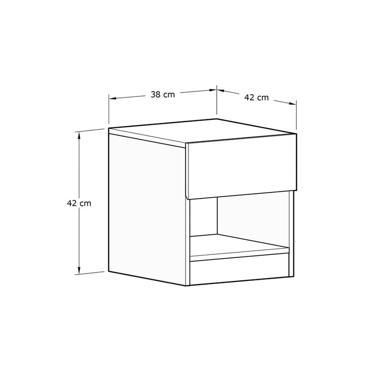 GFW Catania Lamp Table Dimensions-Better Bed Company