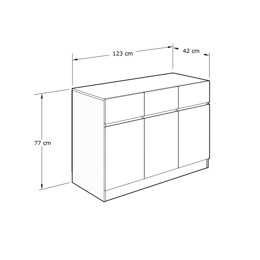 GFW Catania Large Sideboard Dimensions-Better Bed Company