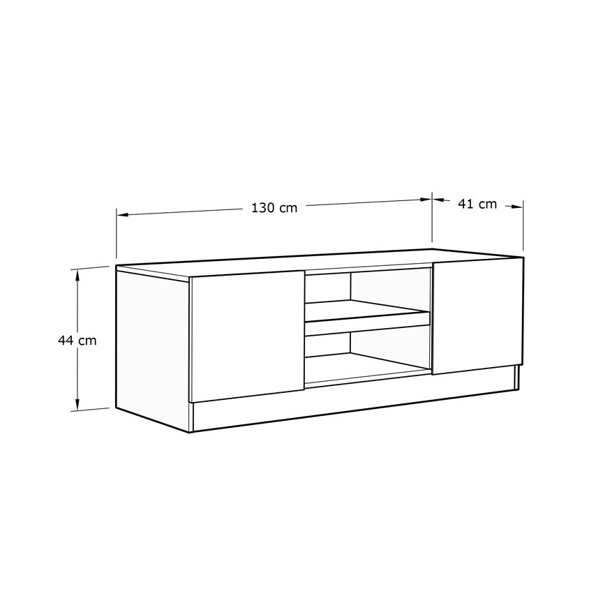 GFW Catania TV Unit Dimensions-Better Bed Company