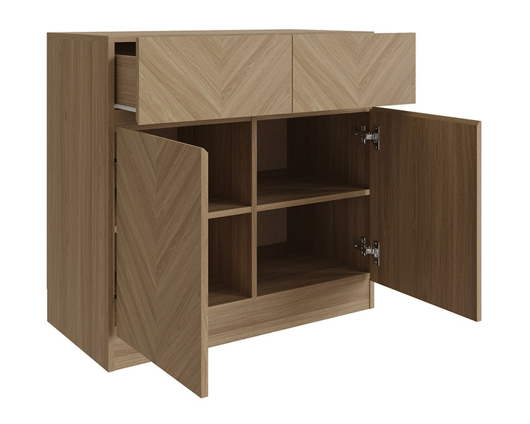 GFW Catania Compact Sideboard Oak-Better Bed Company