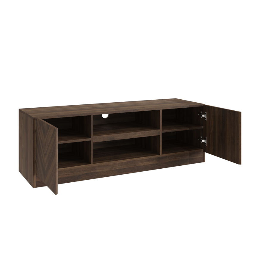 GFW Catania TV Unit Doors Open-Better Bed Company