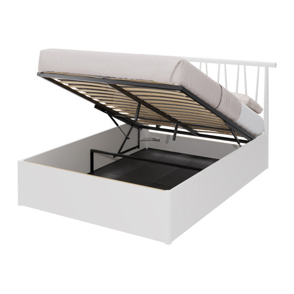 GFW Fusum Spindle Ottoman Bed White-Better Bed Company