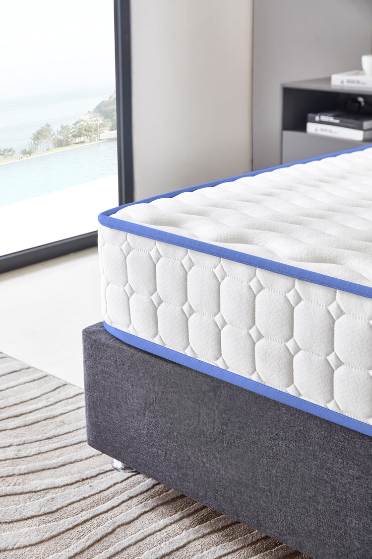 Visco Therapy Cool Blue Comfort 1000 Mattress Close Up-Better Bed Company